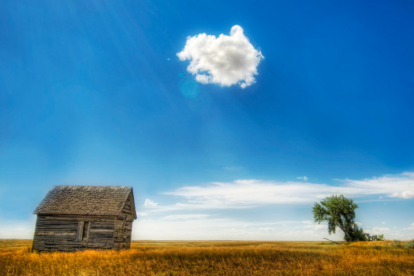 Last cloud in the sky