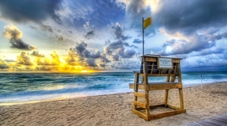 Alone at the beach