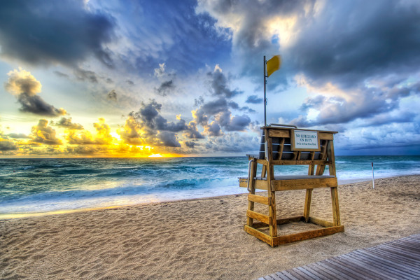 Alone at the beach